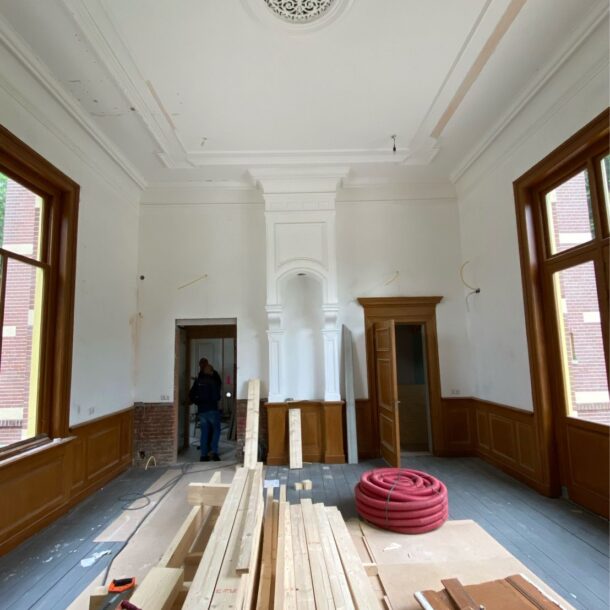 Transformatie aula begraafplaats Bosdrift