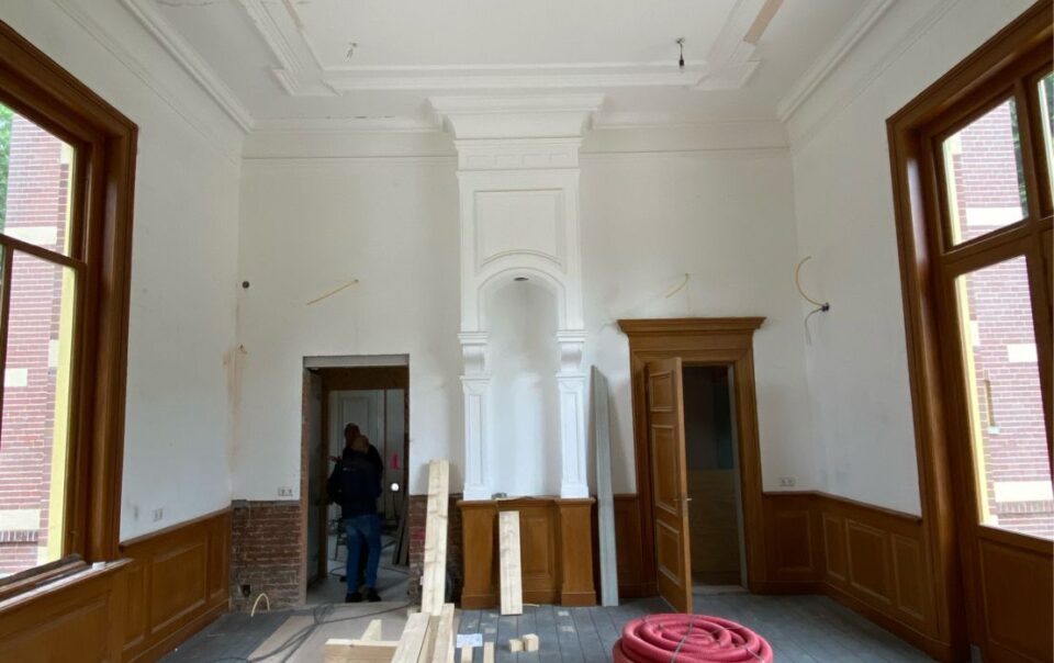 Transformatie aula begraafplaats Bosdrift