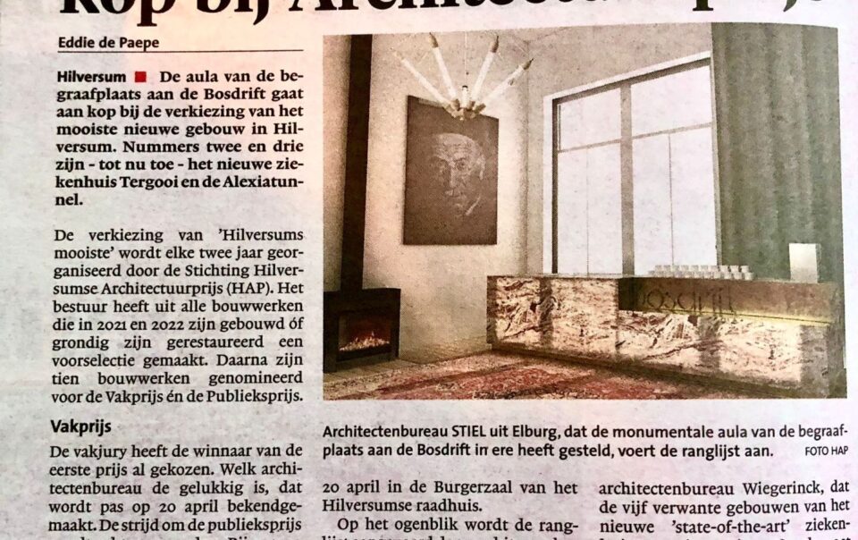 Buro STIEL Architectuurprijs Architectuurbureau Elburg